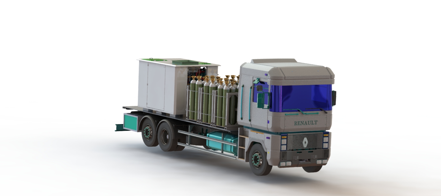 Mobile Biogas Bottling System